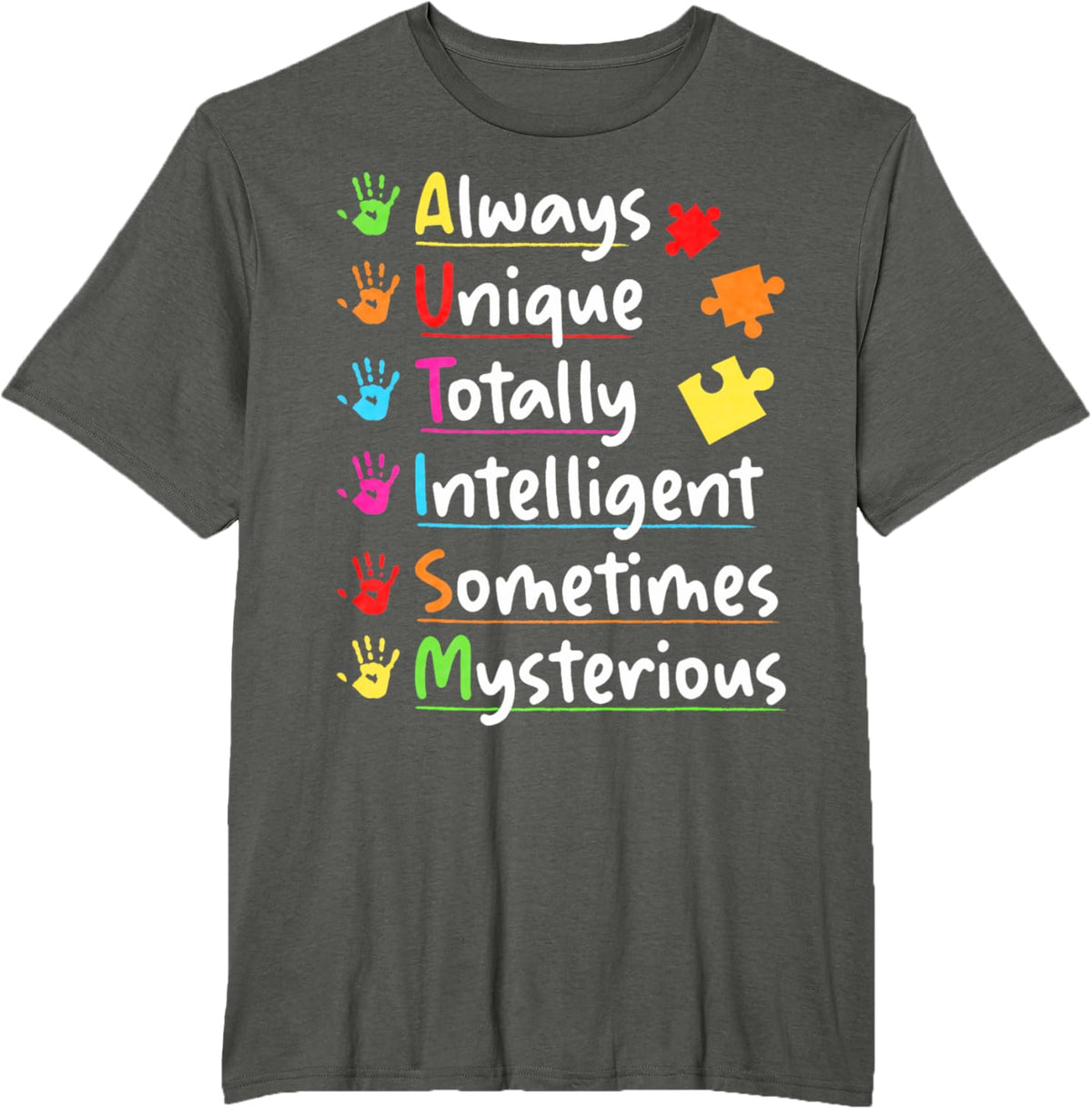 Always Unique Autism Awareness Totally Intelligent Kids