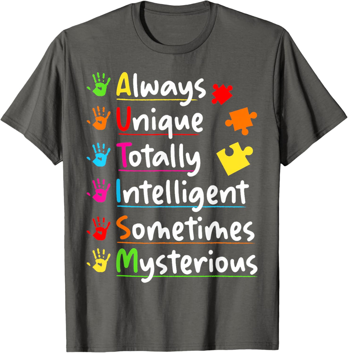 Always Unique Autism Awareness Totally Intelligent Kids