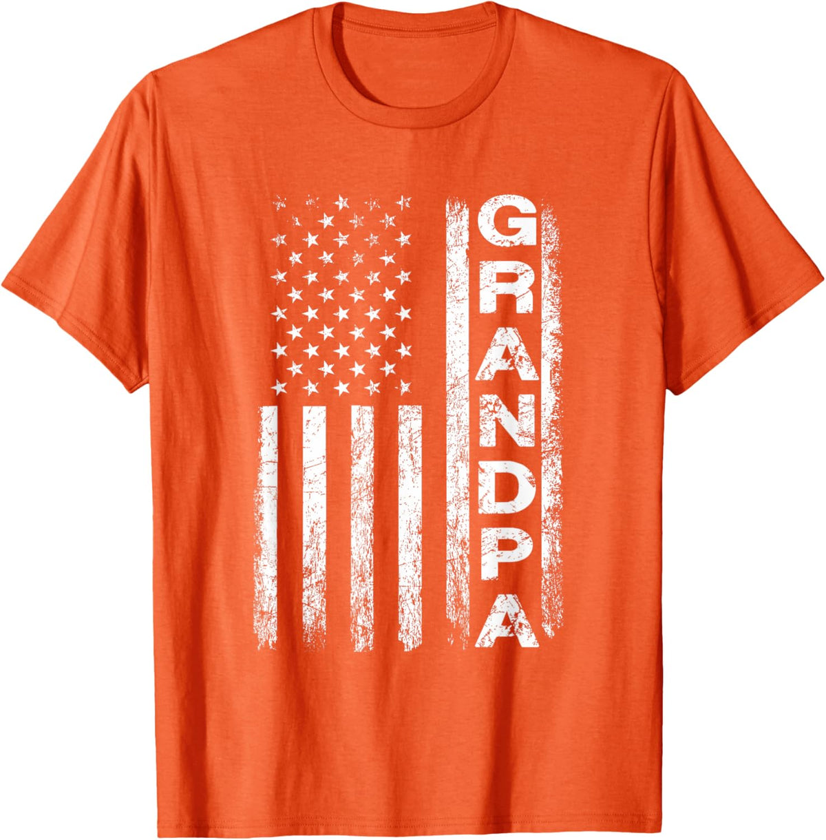 Grandpa Vintage American Flag Father&#39;s Day 4th of July Papa