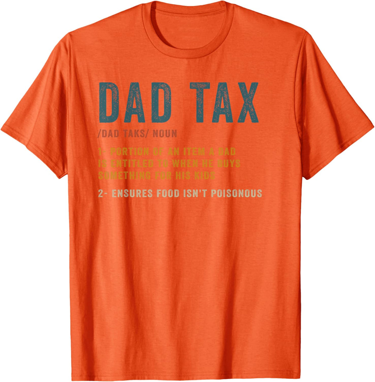 Vintage Dad Tax Definition Men Funny Father&#39;s Day
