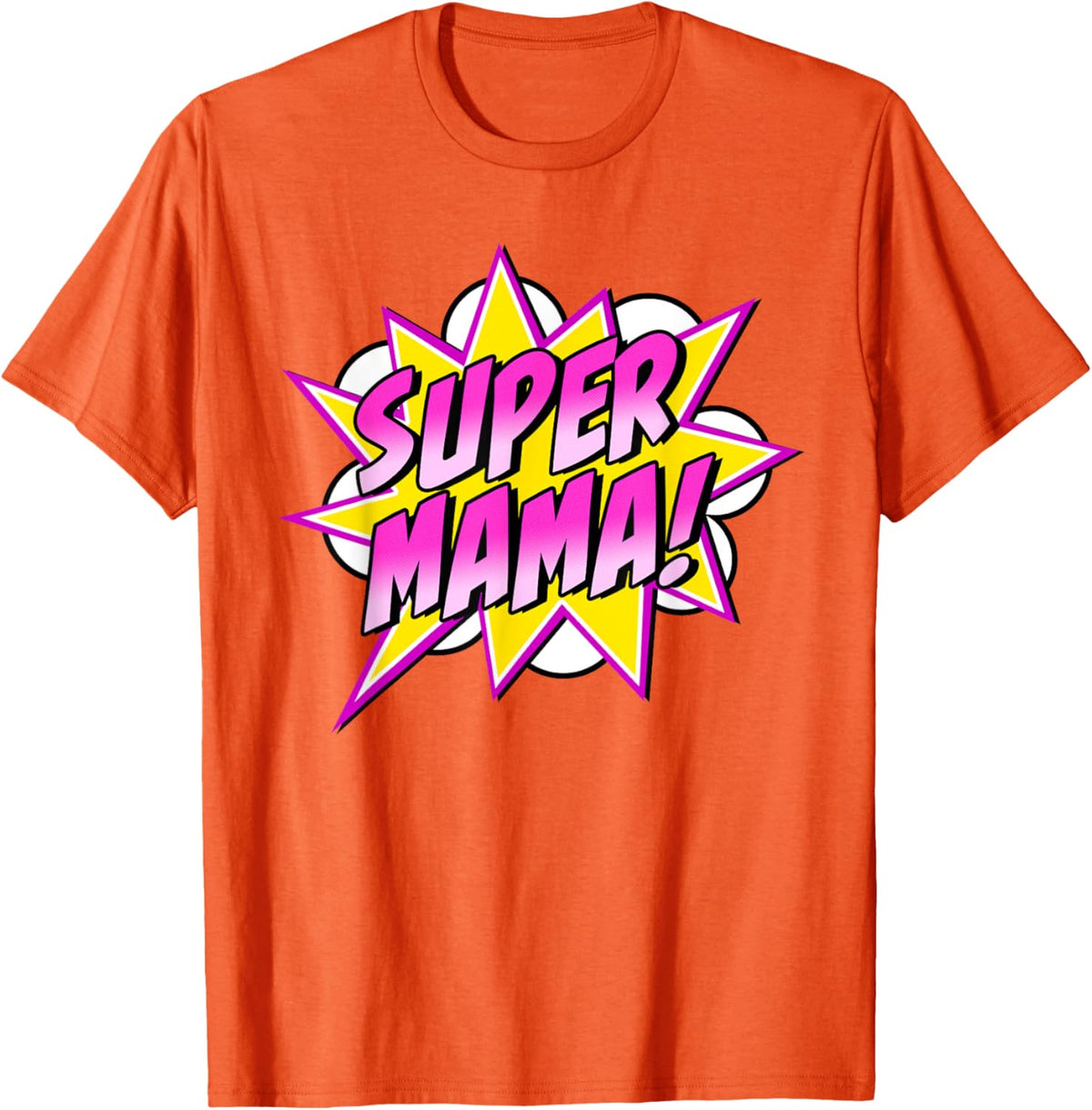 Super Mama Comic Book Superhero Mother&#39;s Day