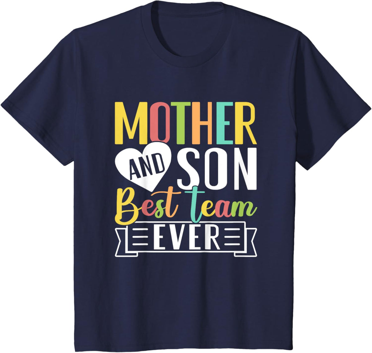 Mothers Day Mama Mom Son Love Mommy Mama Mother&#39;s Black Unisex Classic Fit Crew Neck Short Sleeve Mother Shirt