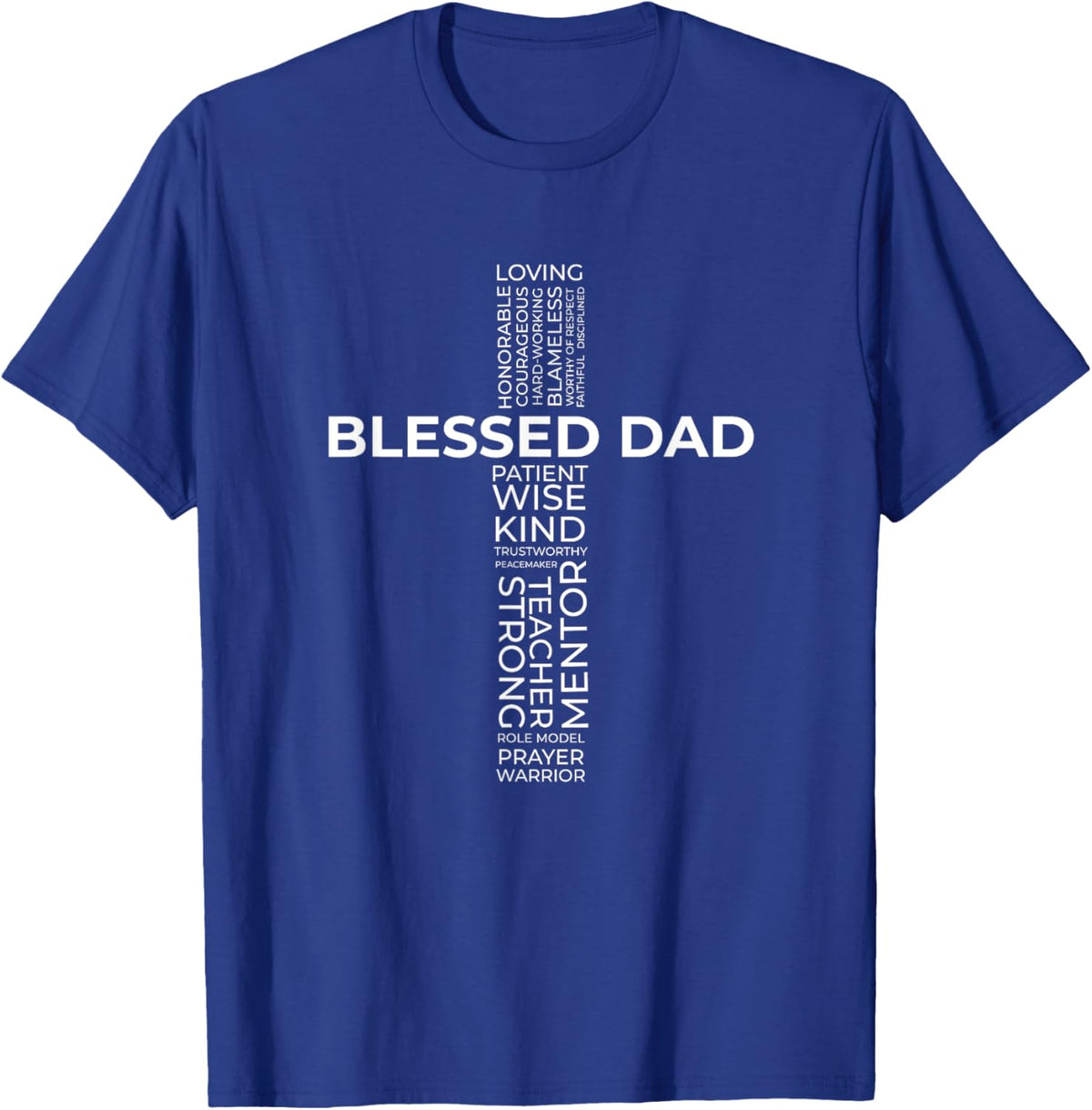 Christian Blessed Dad Cross Father&#39;s Day Shirt
