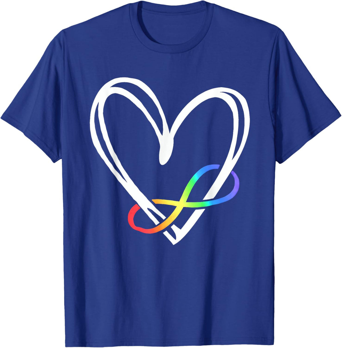 Infinity Heart Autism Awareness Love Needs No Words Tie Dye