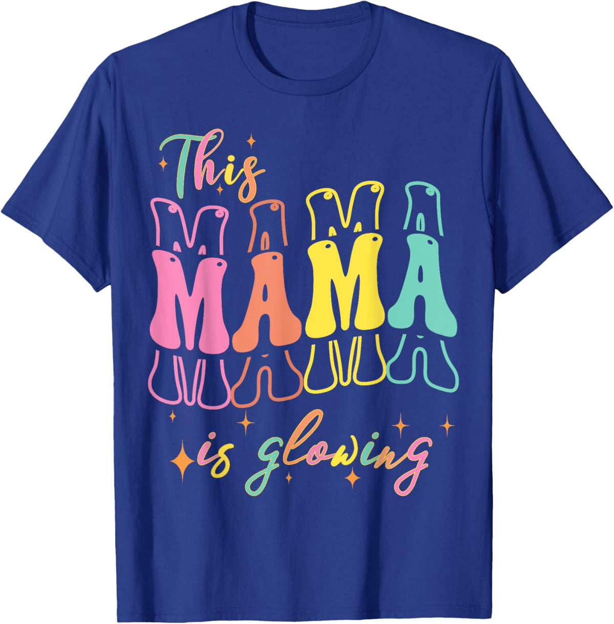 Mothers day Tee, This Mom is Glowing Mom mothers Day