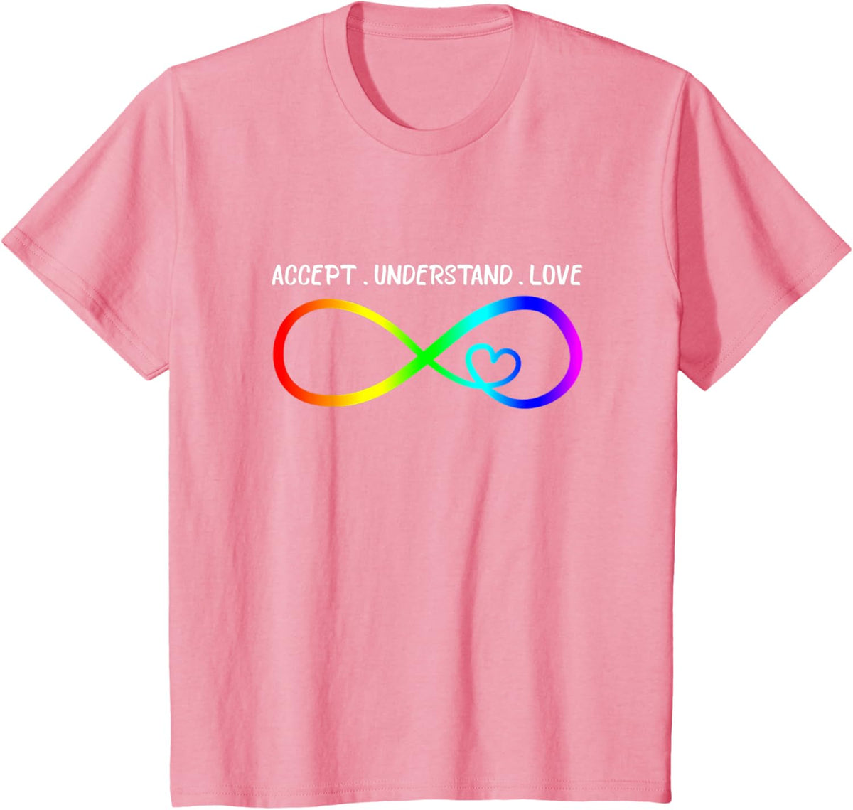 Accept Understand Love Heart Infinity Autism Awareness