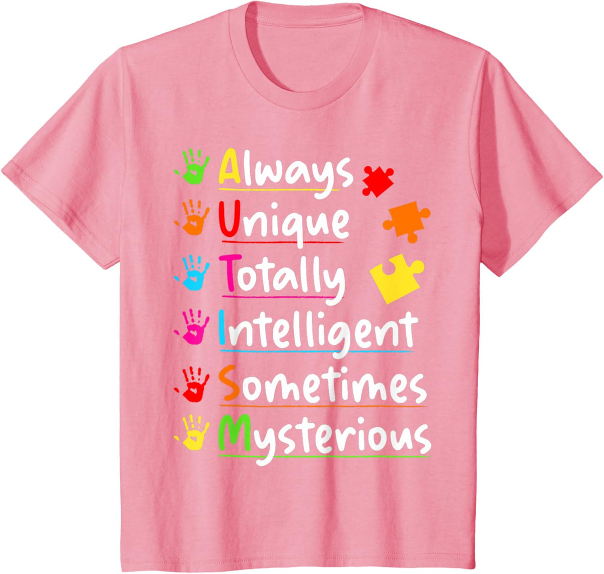 Always Unique Autism Awareness Totally Intelligent Kids