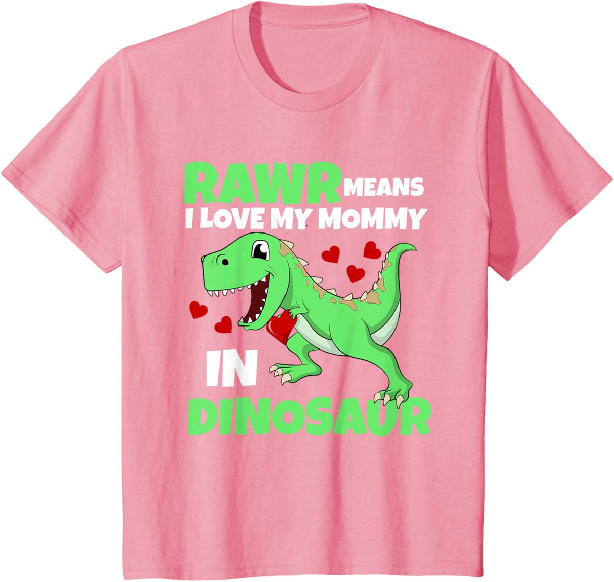 Kids I Love My Mommy Rawr Dinosaur Mom Mother&#39;s Day Toddler Boy Mother Shirt