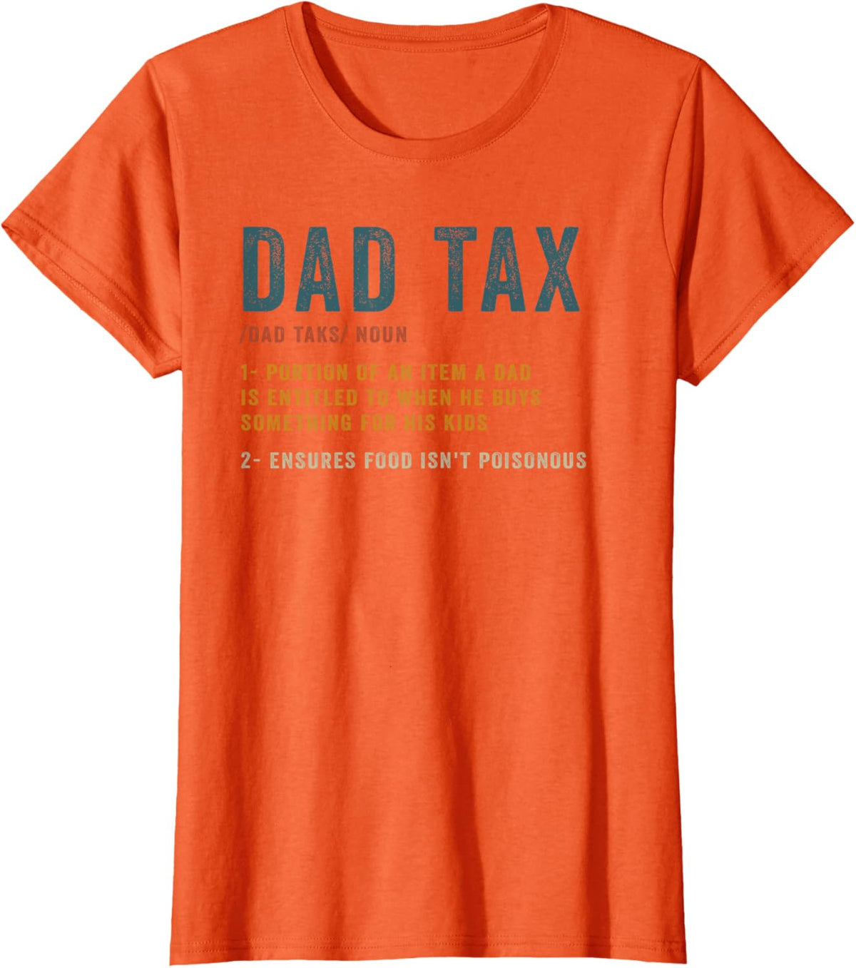 Vintage Dad Tax Definition Men Funny Father&#39;s Day