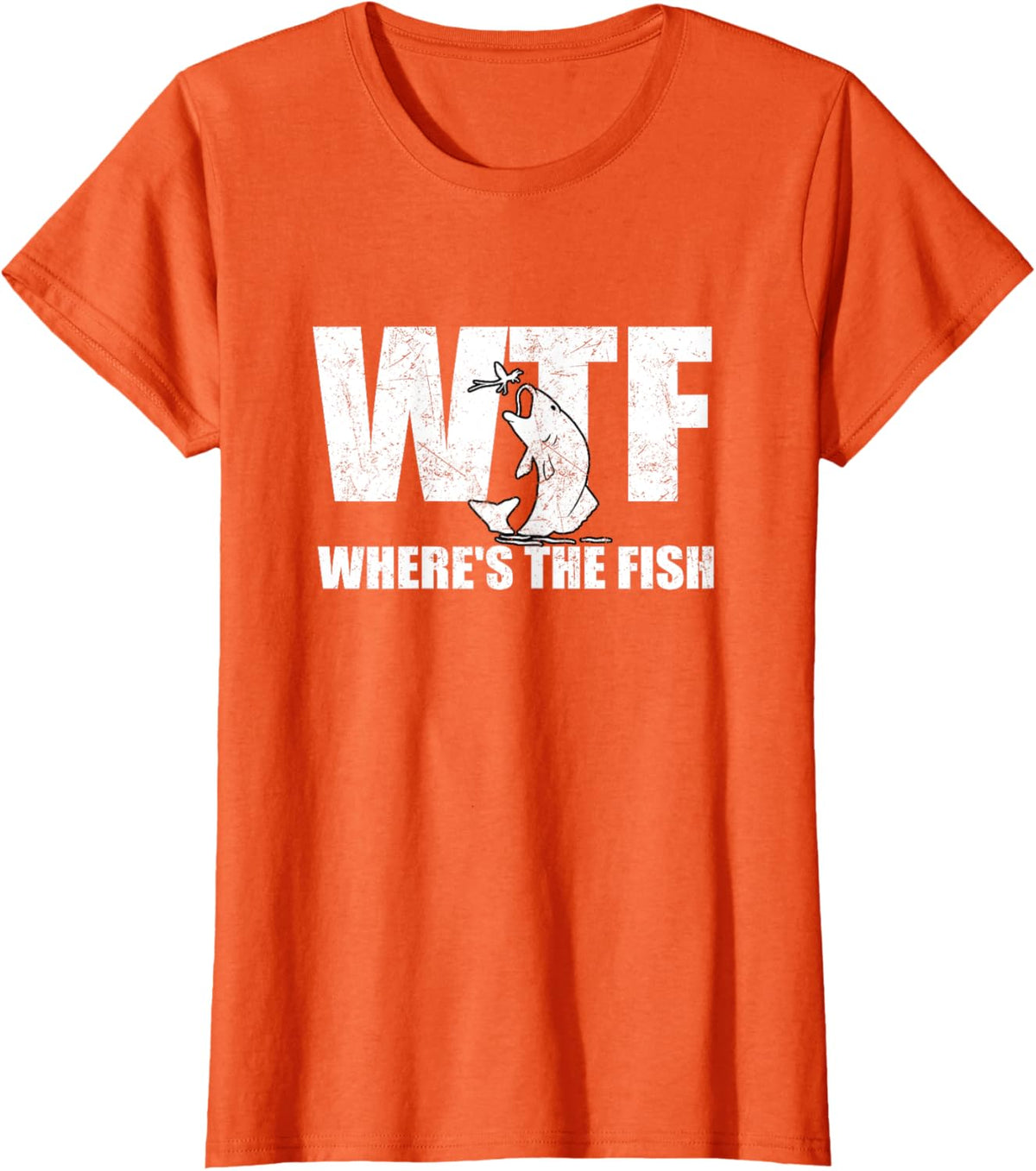 WTF Where&#39;s The Fish Men&#39;s Funny Fishing Gifts Fathers Day