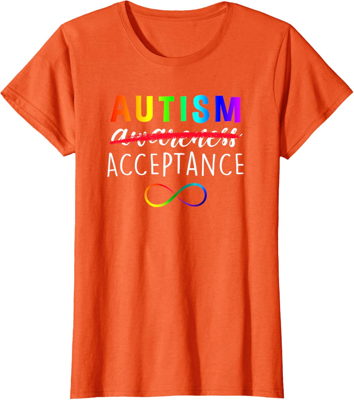 Autism - Red Instead - Acceptance Not Awareness