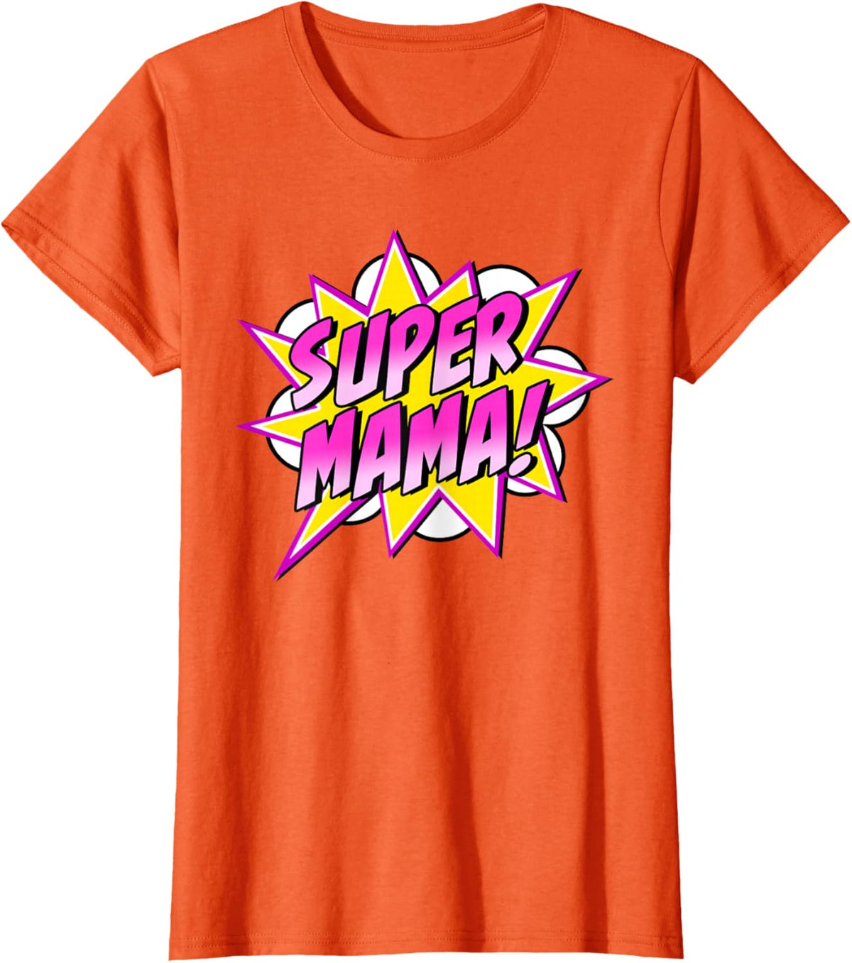 Super Mama Comic Book Superhero Mother&#39;s Day