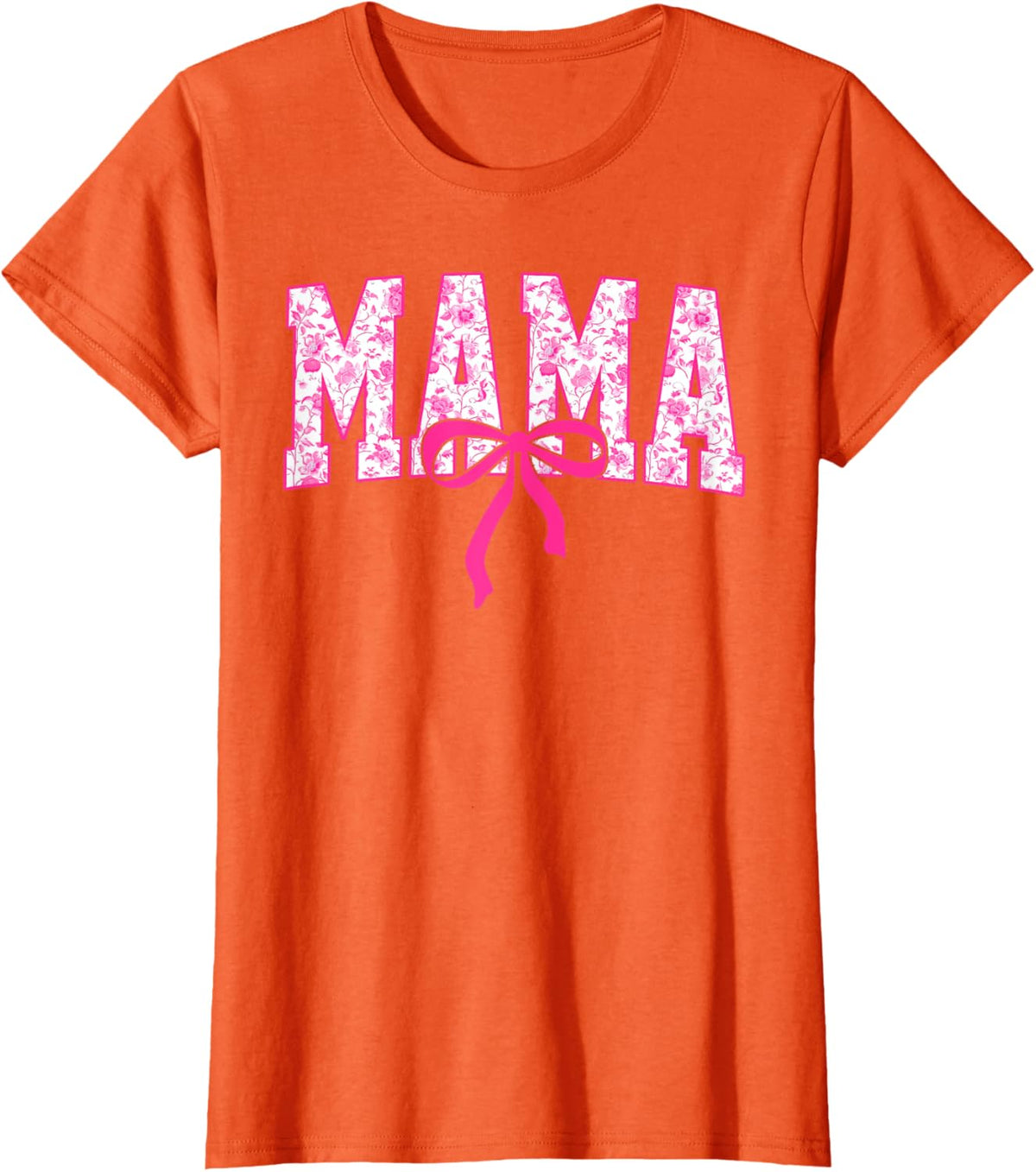 Coquette Pink Chinoiserie Mama Floral Bow Mom Mothers Day