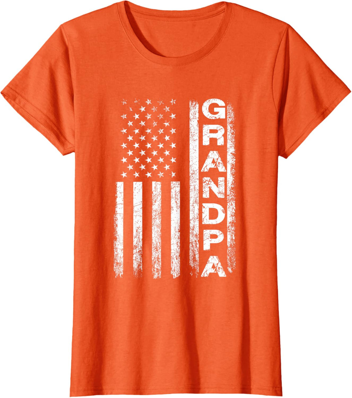 Grandpa Vintage American Flag Father&#39;s Day 4th of July Papa