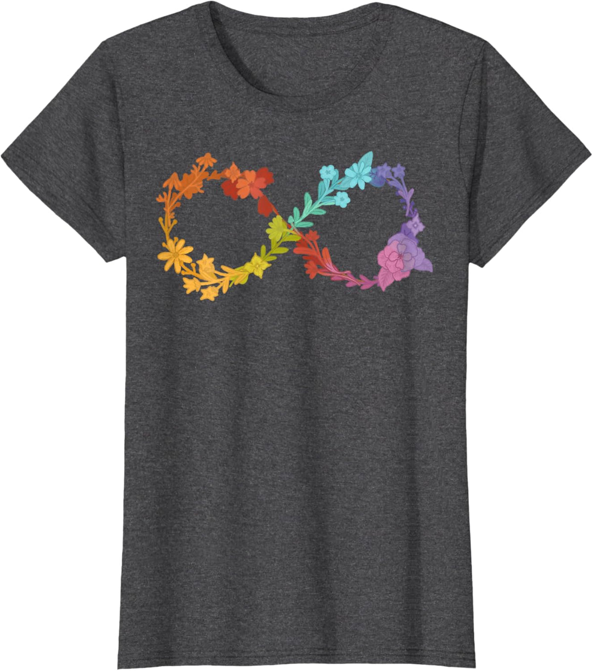 Floral Neurodiversity Infinity Symbol Autism Awareness