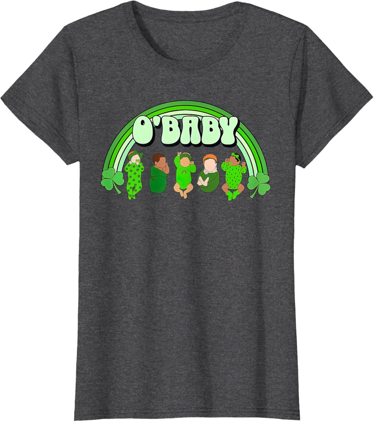 Rainbow Labor And Delivery Nurse Saint Patrick&#39;s Day NICU