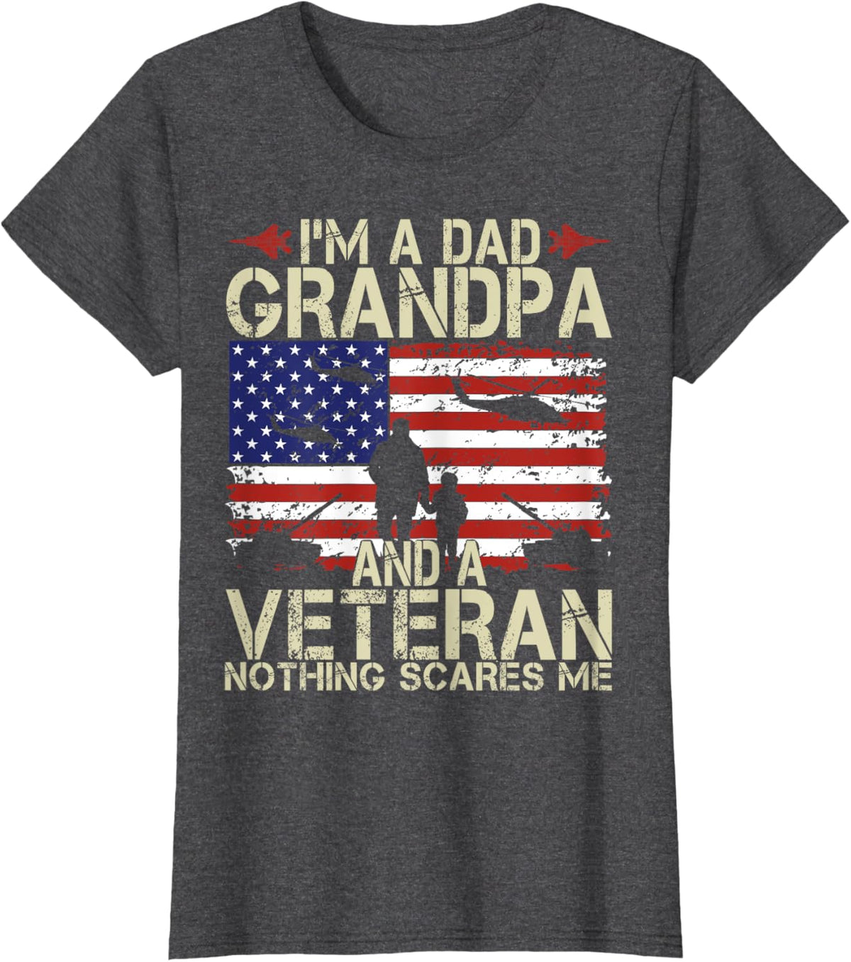 I&#39;m A Dad Grandpa And Veteran Fathers Day Papa Grandpa Gifts