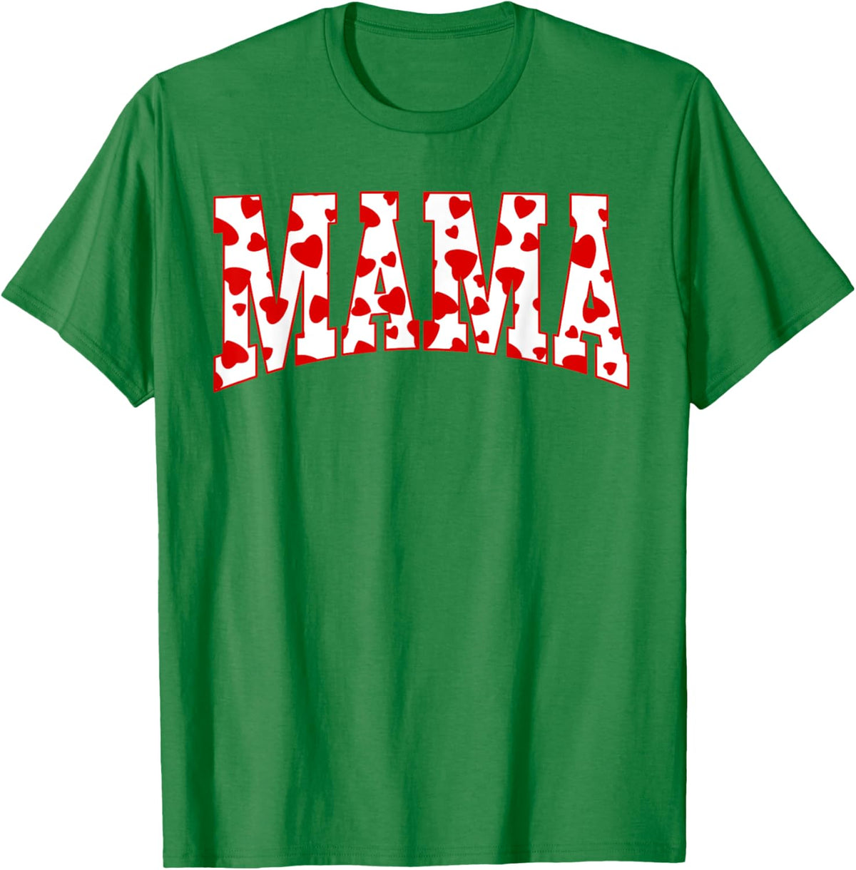 Mama Valentine Heart Valentines Day Family Matching Funny Mother Shirt