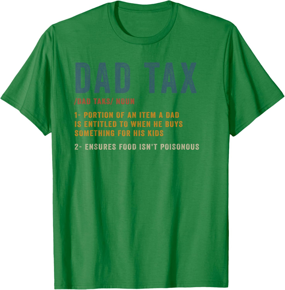 Vintage Dad Tax Definition Men Funny Father&#39;s Day