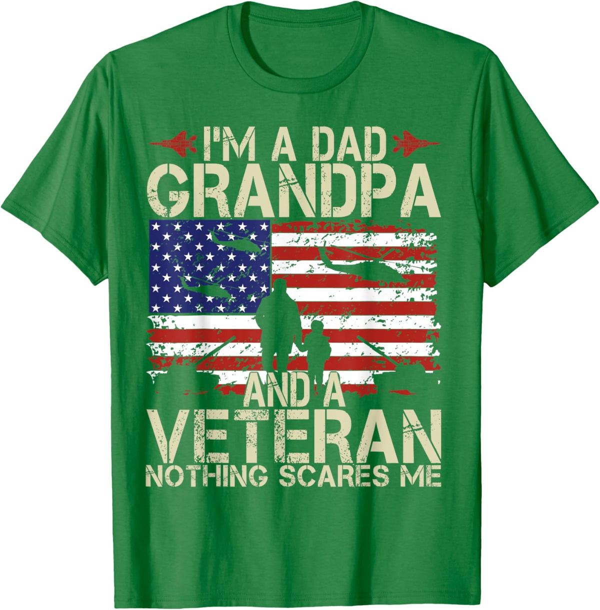 I&#39;m A Dad Grandpa And Veteran Fathers Day Papa Grandpa Gifts