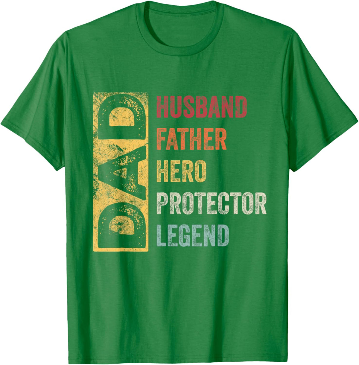 Retro Husband Father Hero Protector Legend Father Day Dad