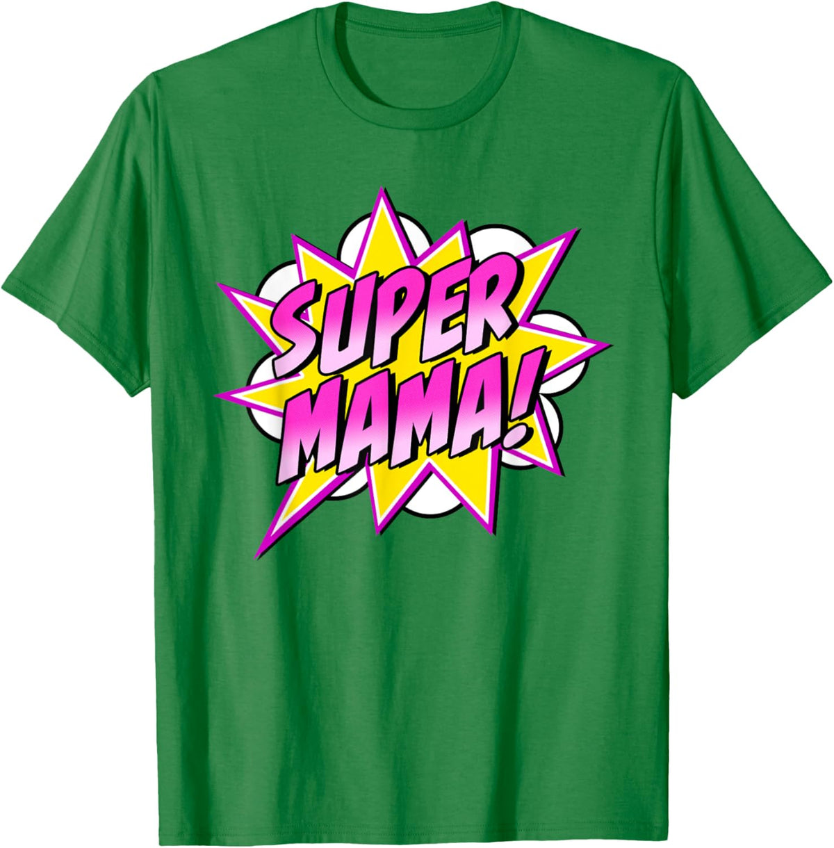 Super Mama Comic Book Superhero Mother&#39;s Day