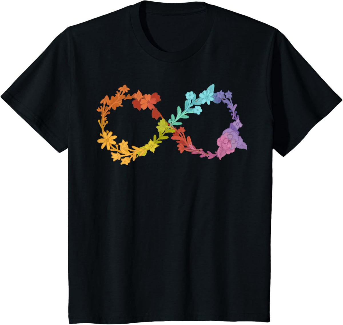 Floral Neurodiversity Infinity Symbol Autism Awareness