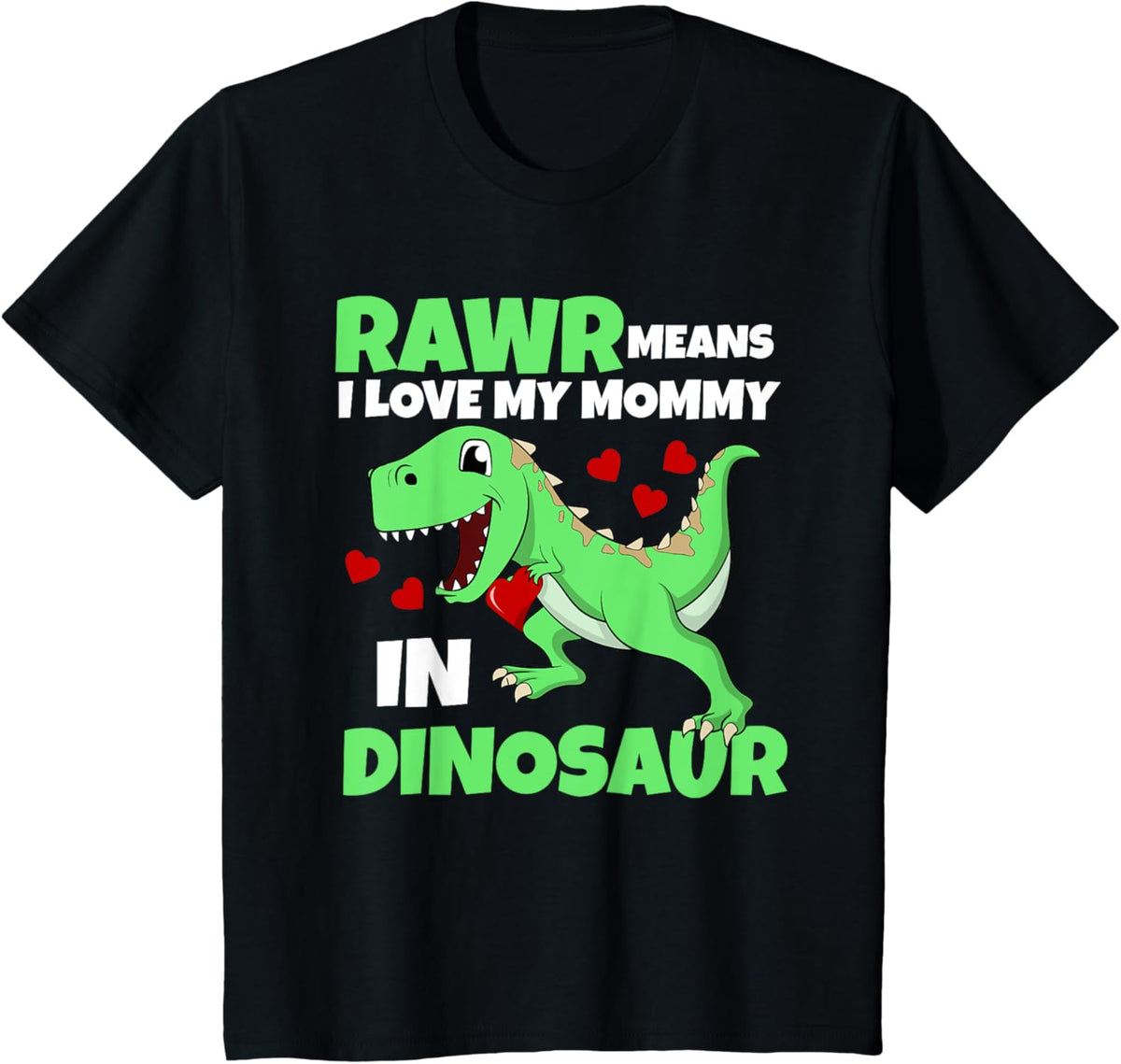 Kids I Love My Mommy Rawr Dinosaur Mom Mother&#39;s Day Toddler Boy Mother Shirt
