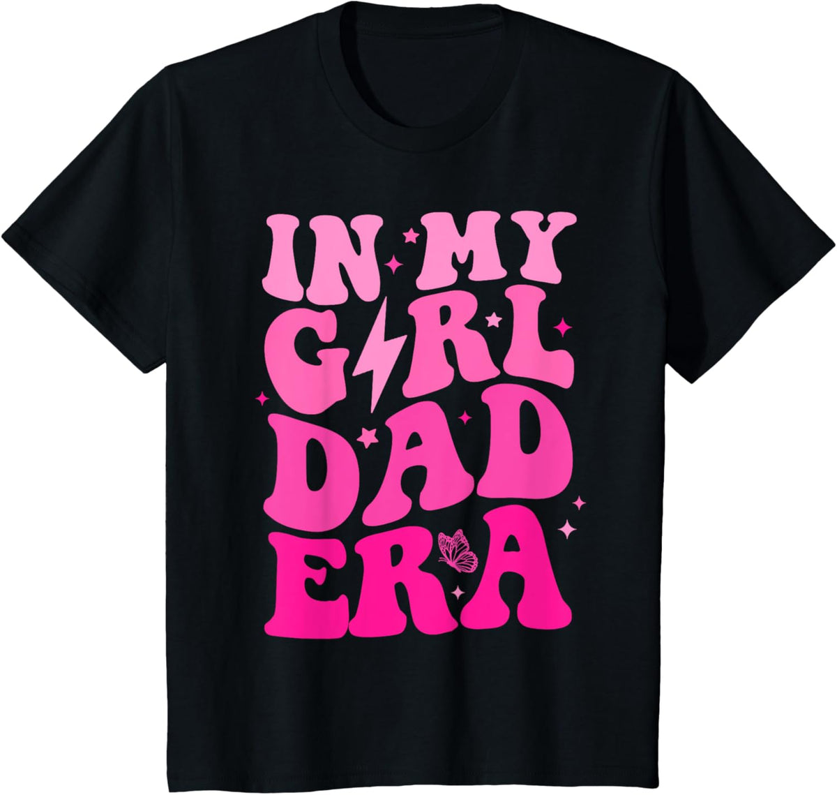 In My Dad Era Girl Groovy Retro Papa Fathers Day