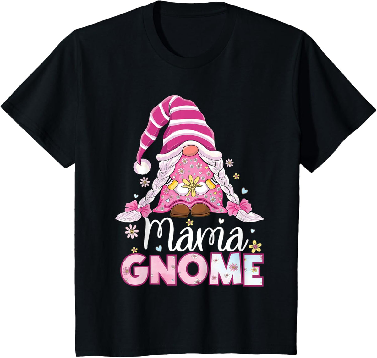 Flower For Mom Gnomies Cute Gnome Mom Happy Mother&#39;s Day