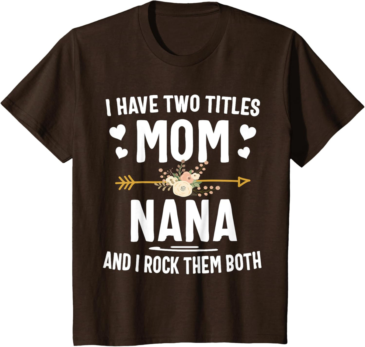 I Have Two Titles Mom And Nana Shirt Mothers Day Gifts Mother Shirt