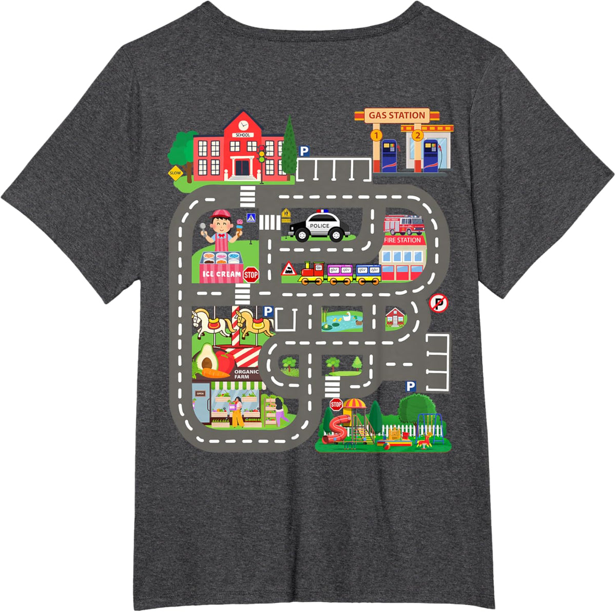 Kids Play Cars on Dad&#39;s Back Funny Father&#39;s Day Race Track