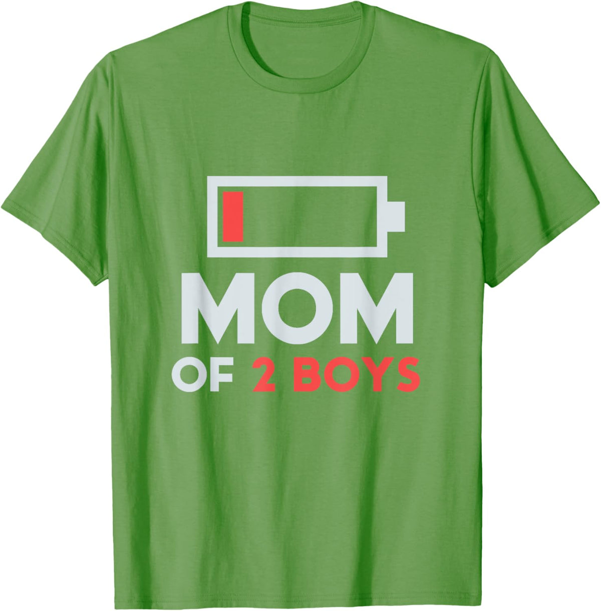 Mom of 2 Boys Gift from Son Mothers Day Birthday Women Mother Shirt