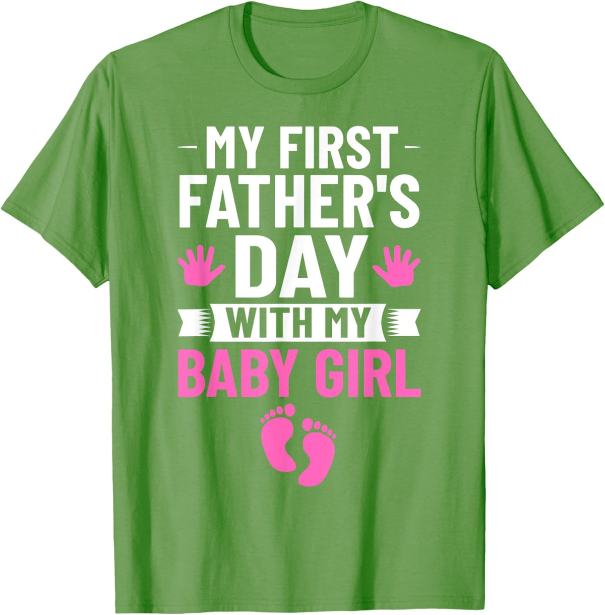 My First Fathers Day Baby Girl Outfit First Time Dad