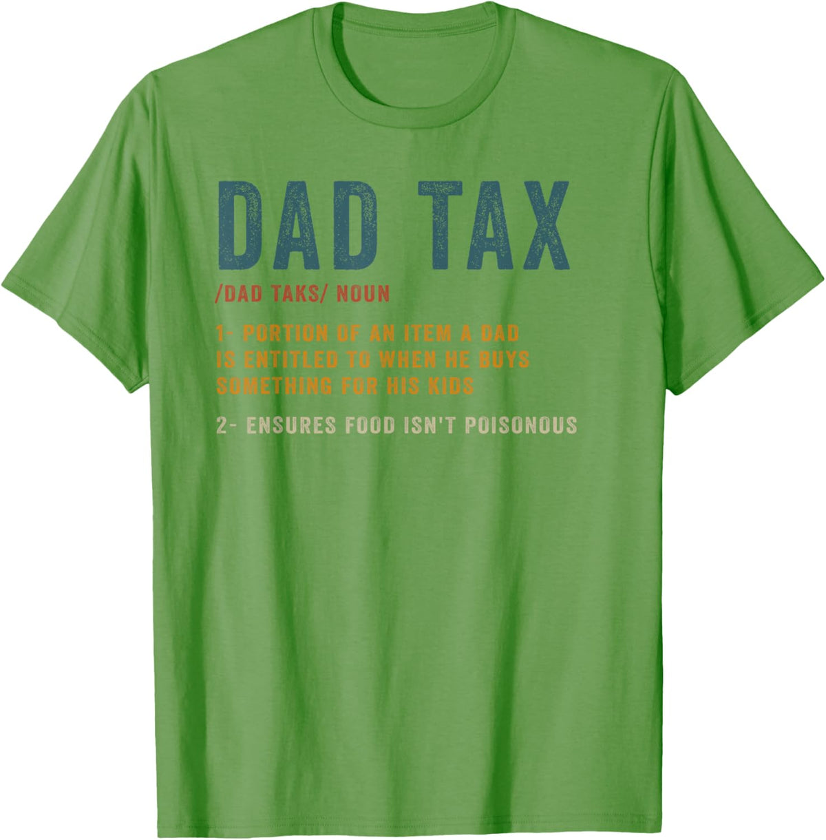 Vintage Dad Tax Definition Men Funny Father&#39;s Day