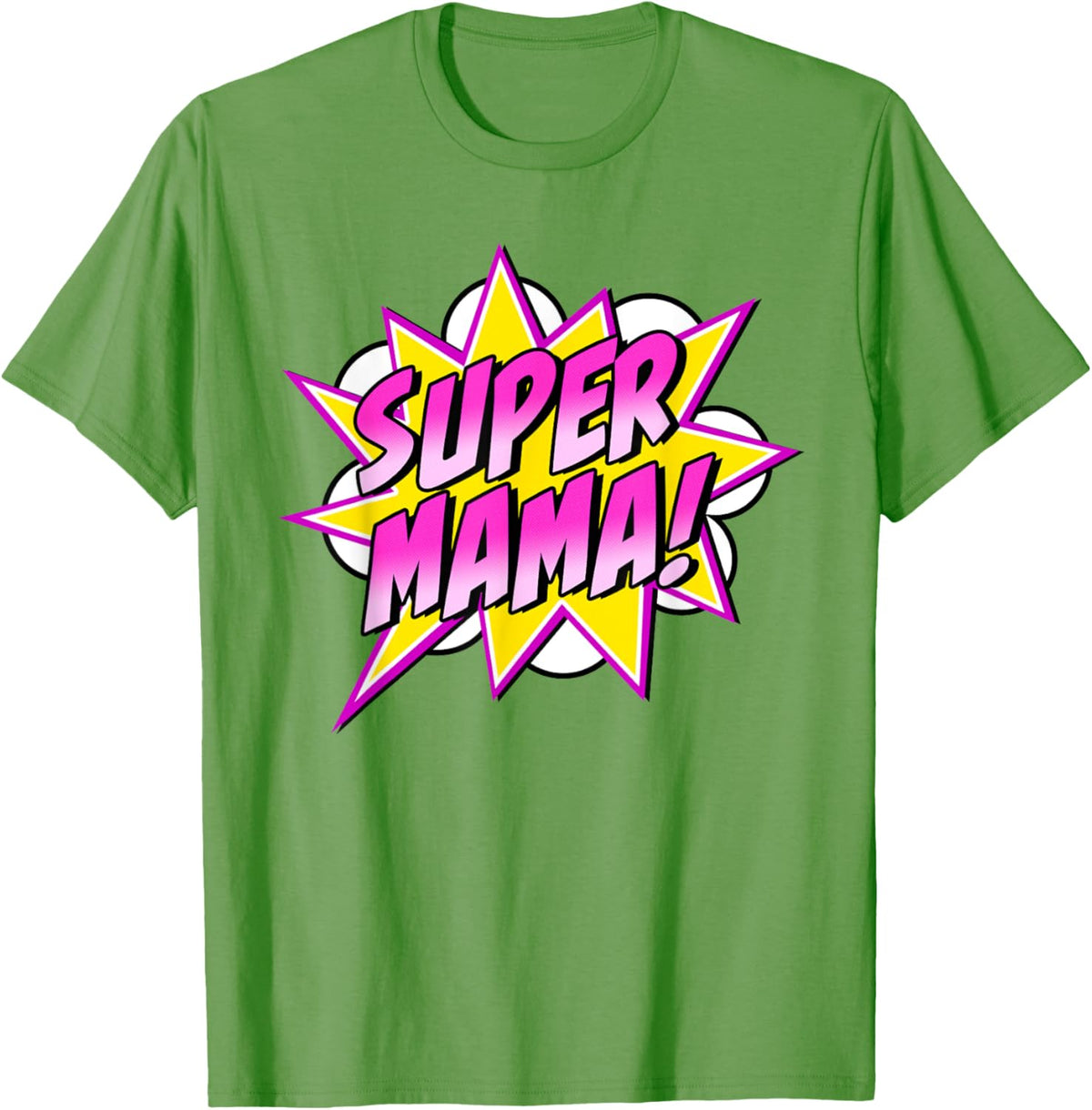 Super Mama Comic Book Superhero Mother&#39;s Day