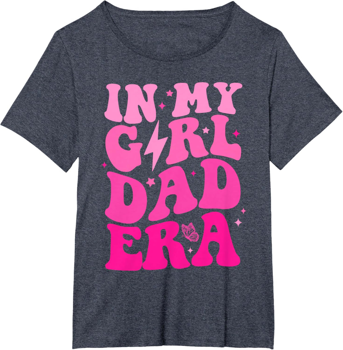 In My Dad Era Girl Groovy Retro Papa Fathers Day
