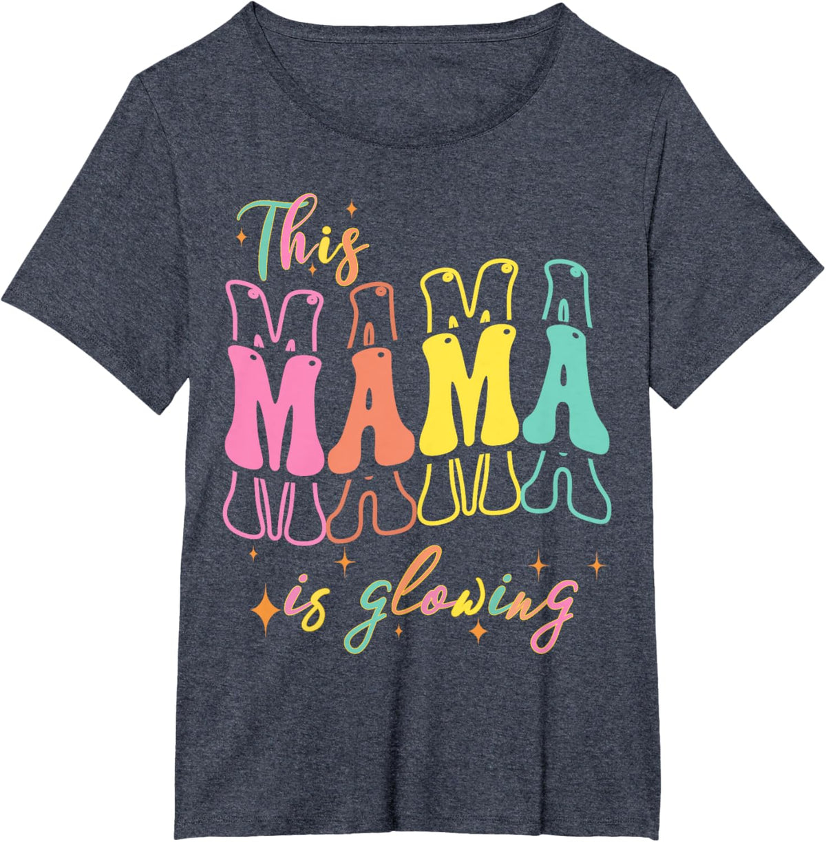 Mothers day Tee, This Mom is Glowing Mom mothers Day