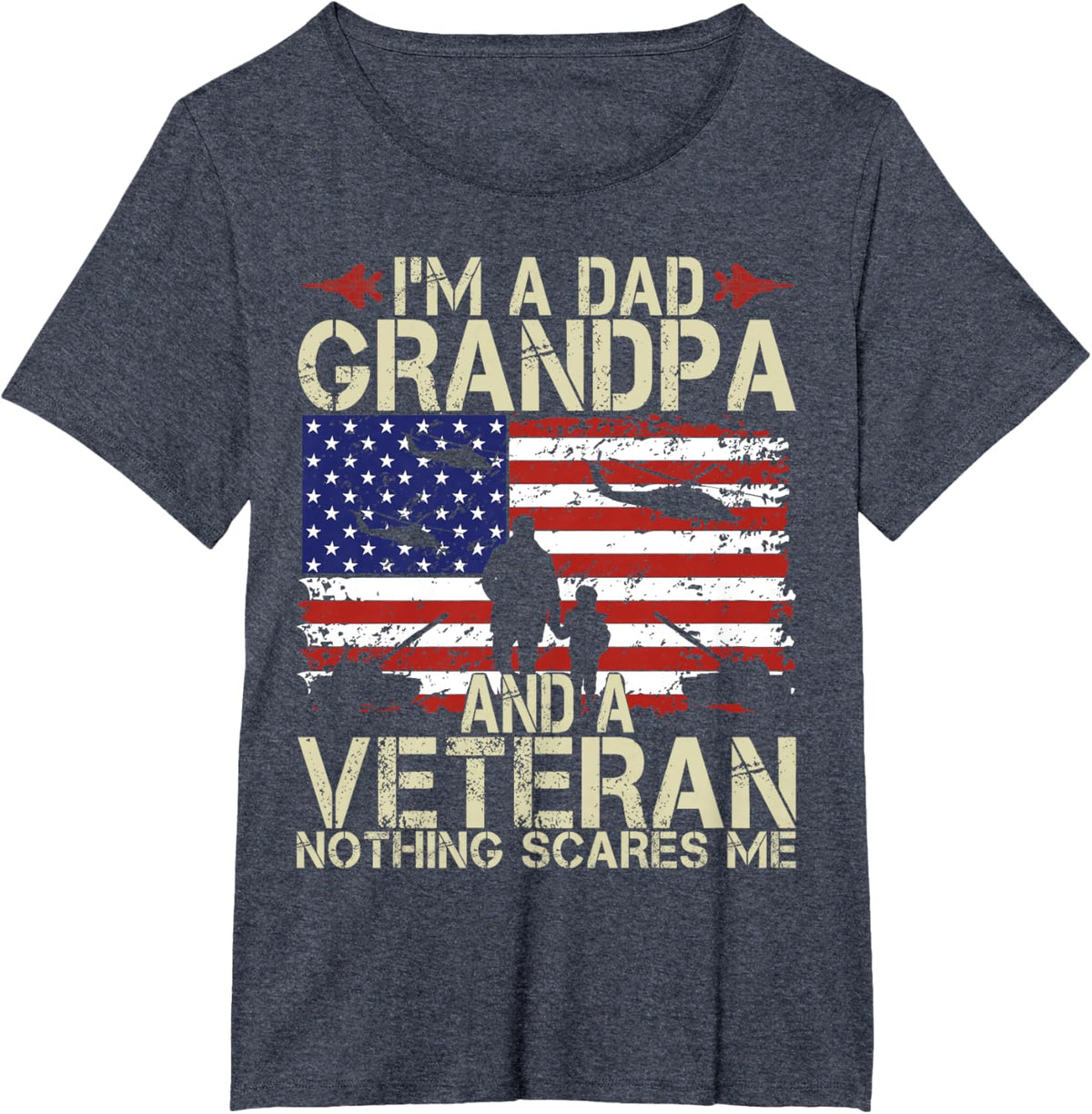 I&#39;m A Dad Grandpa And Veteran Fathers Day Papa Grandpa Gifts