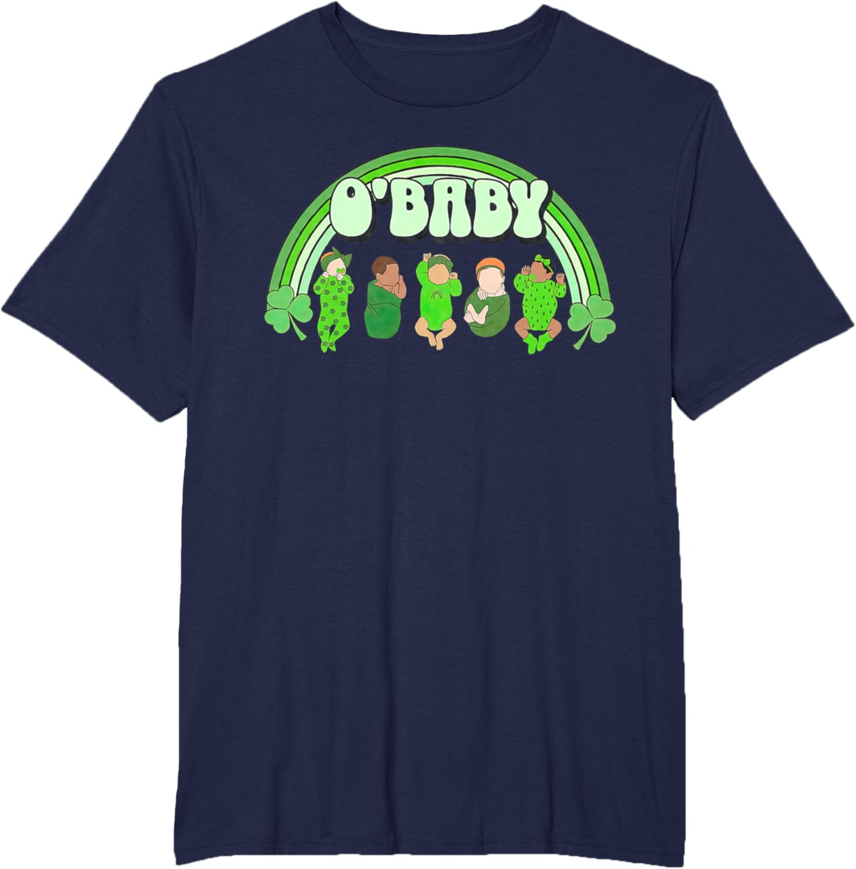 Rainbow Labor And Delivery Nurse Saint Patrick&#39;s Day NICU