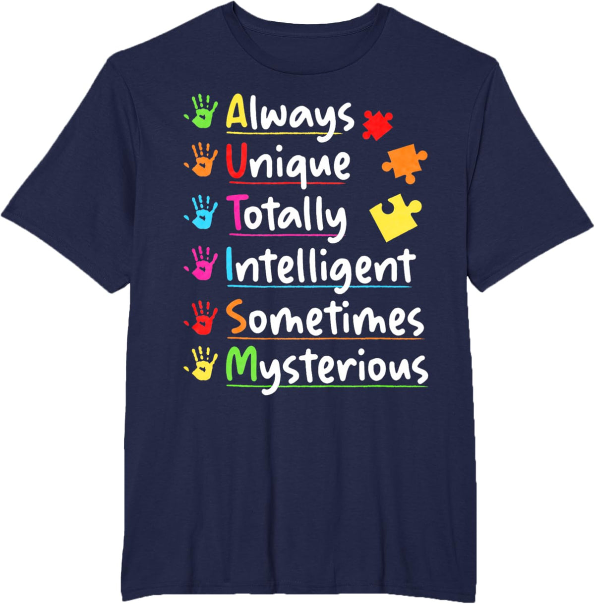 Always Unique Autism Awareness Totally Intelligent Kids