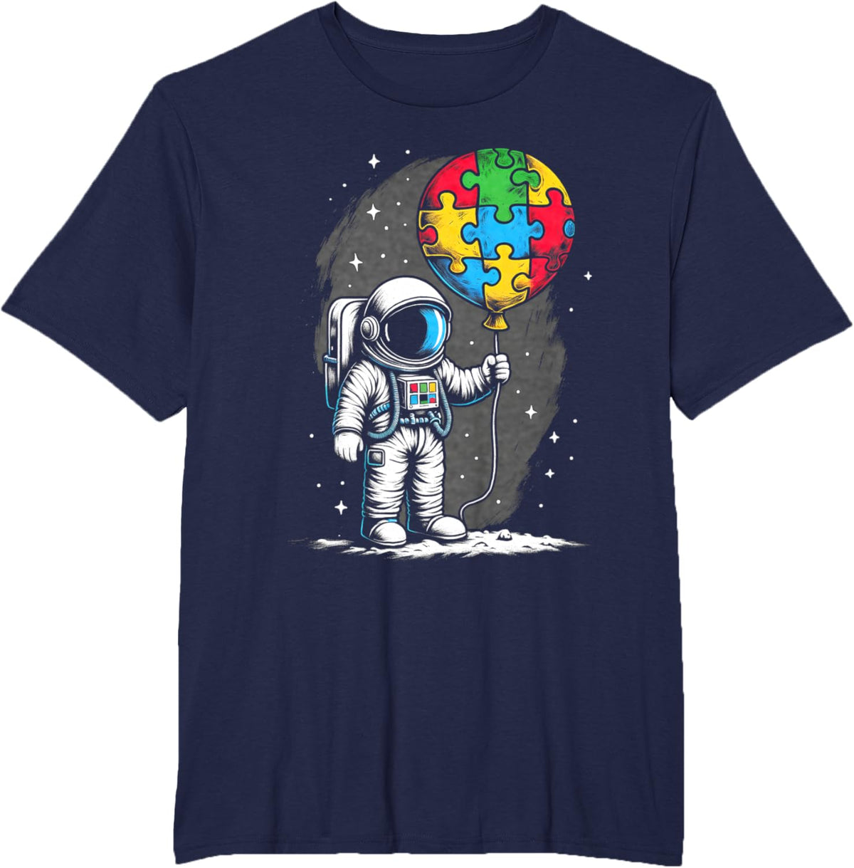 Astronaut Balloon Autism Awareness Space Autistic Kids Boys