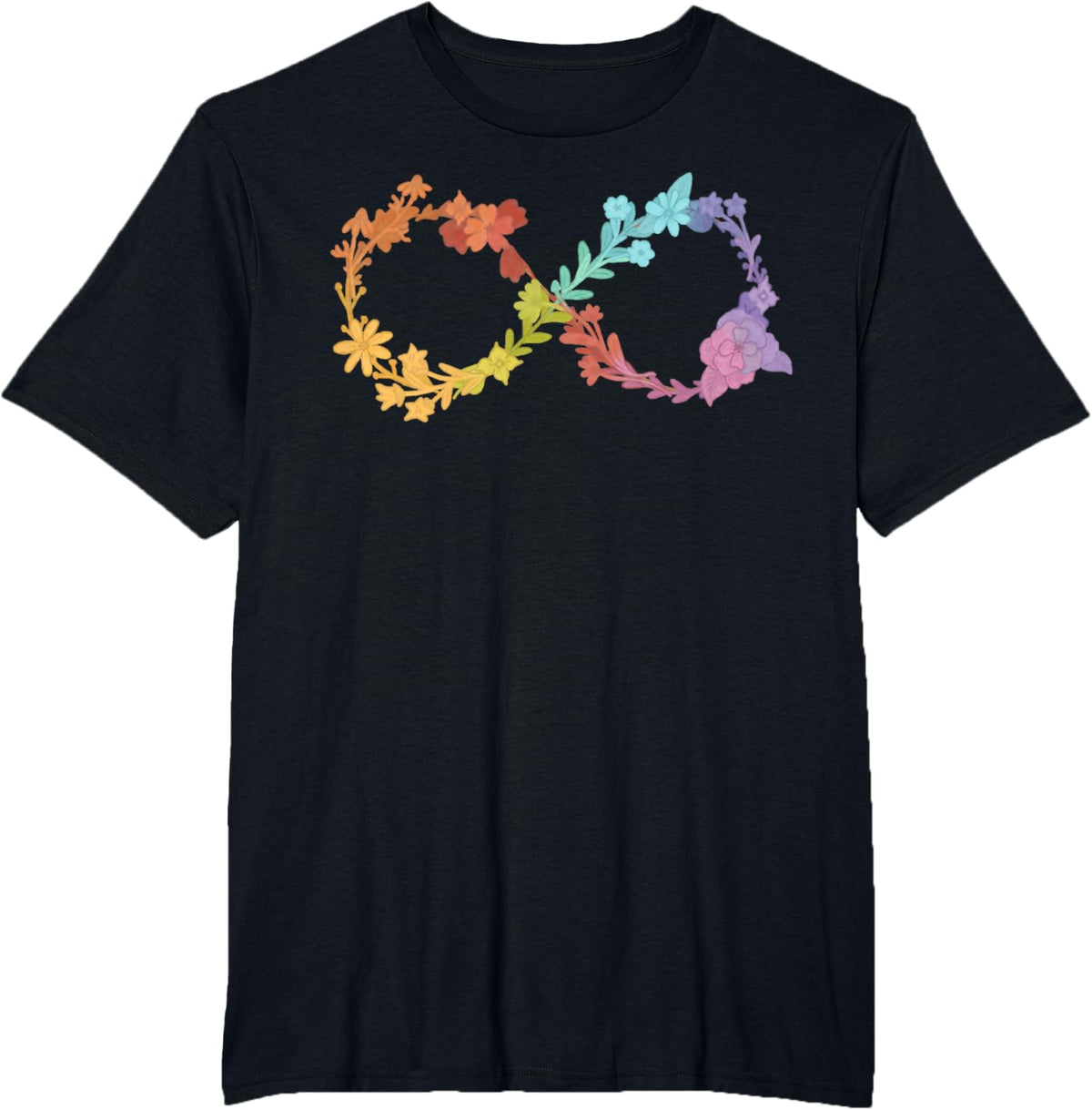 Floral Neurodiversity Infinity Symbol Autism Awareness