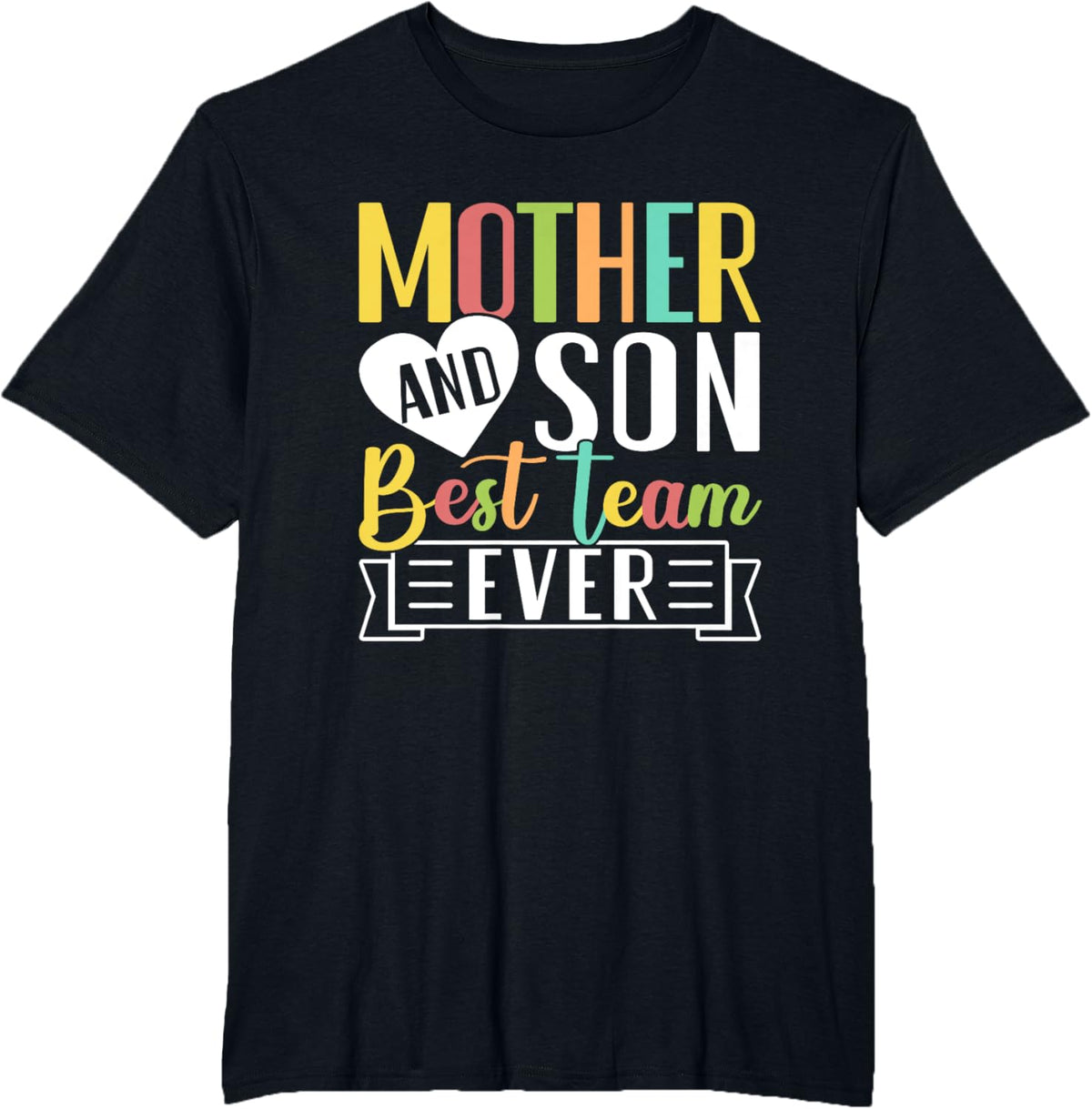 Mothers Day Mama Mom Son Love Mommy Mama Mother&#39;s Black Unisex Classic Fit Crew Neck Short Sleeve Mother Shirt