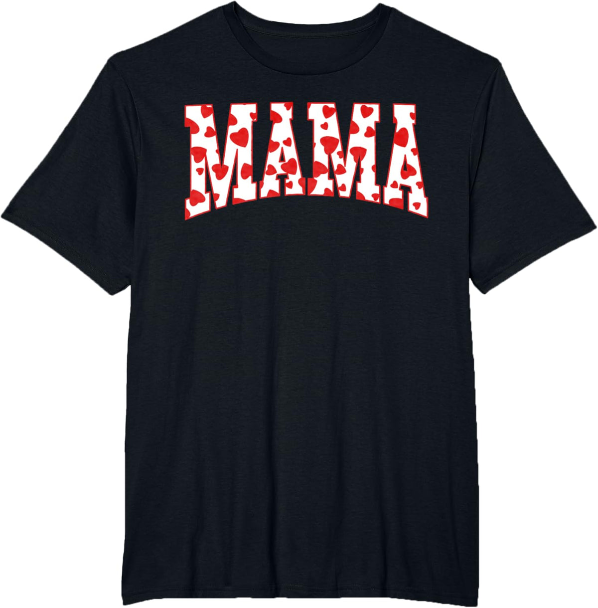 Mama Valentine Heart Valentines Day Family Matching Funny Mother Shirt