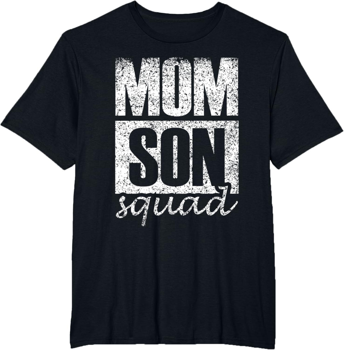 Mama Mom Son Mothers Day Love Mama Mommy Son Squad Mother&#39;s Day Matching Mom Sons Mother Son T-Shirt, Small, Black