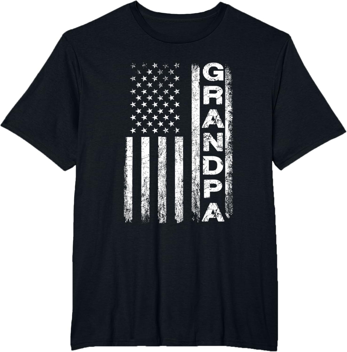 Grandpa Vintage American Flag Father&#39;s Day 4th of July Papa