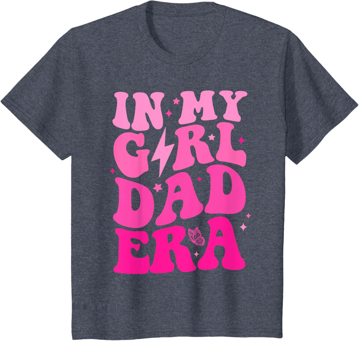 In My Dad Era Girl Groovy Retro Papa Fathers Day