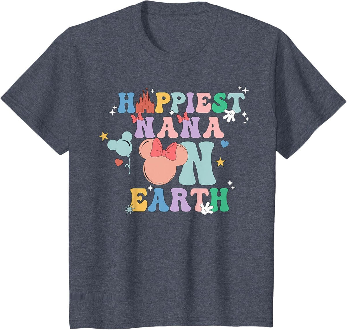 Happiest Nana On Earth Groovy Mom Mother&#39;s Day Mother Shirt