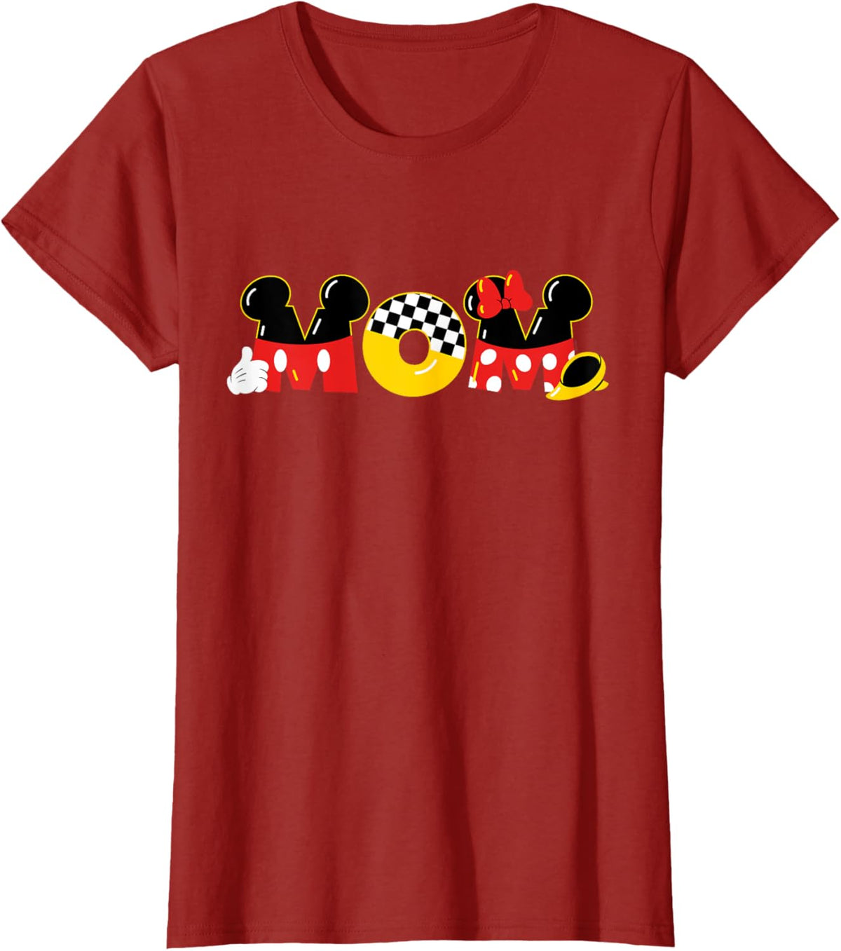 Disney Mickey Mouse &amp; Minnie Mouse Mom Mother\u2019s Day Birthday Mother Shirt